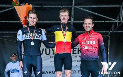 Thibaut De Smet is Belgisch kampioen long distance duatlon (foto: Triatlon Vlaanderen)