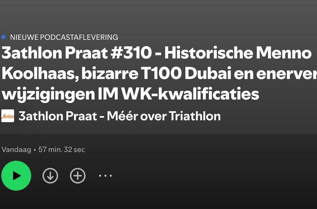T100 Dubai in het honderd, supersonische Menno en nieuwe slots regeling Ironman – 3athlon Praat 310 Podcast