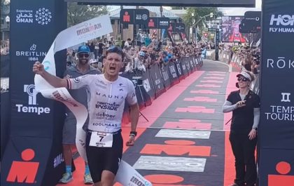 Menno Koolhaas wint Ironman Arizona (foto: screenshot 3athlon.be)