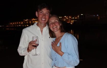 Hayden Wilde en Hanne De Vet hebben zich verloofd (foto: Hanne De Vet RR)