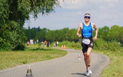 Jolien Vermeylen loopt naar de winst in Viersel (foto: Stijn Vandecapelle)