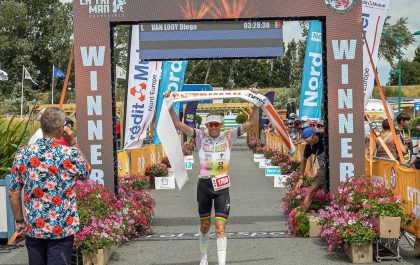 Diego Van Looy wint de 111 duatlon op de Ch'Triman in Gravelines (foto: Ch'Triman RR)