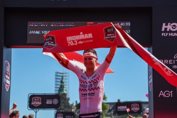 Marten Van Riel wint de 70.3 Ironman Elsinore (foto: Ironman)