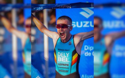 Arnaud Dely Europees kampioen duatlon (foto: Europe Triathlon/Jan Hidalgo)
