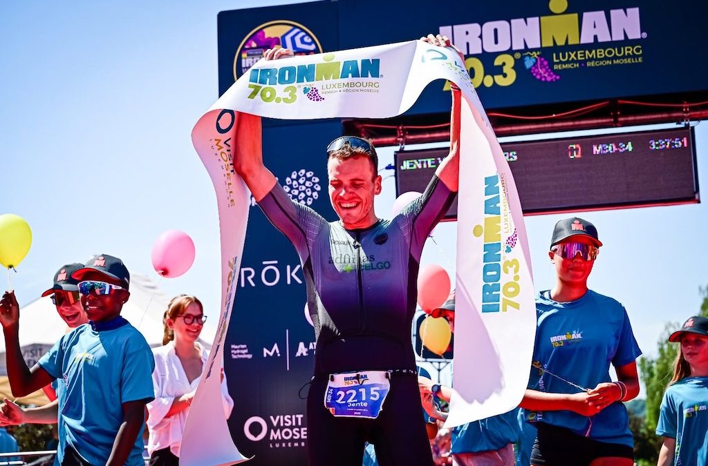 Jente Van Mulders wint 70.3 Ironman Luxemburg zonder zwemmen met volledig Belgisch podium