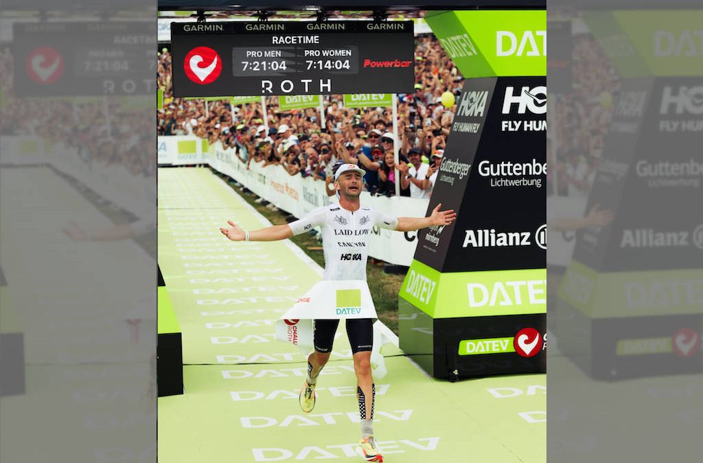 Sam Laidlow klopt Kristian Blummenfelt en wint Challenge Roth in nieuw wereldrecord