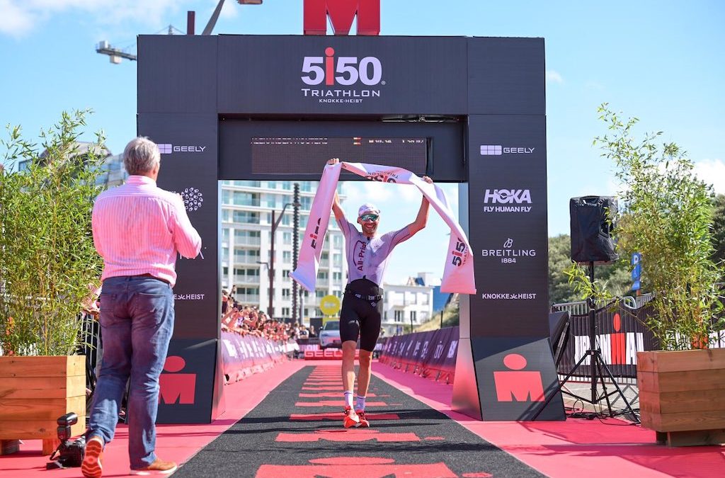 Titelverdedigers Alexander Wouters en Shelsea Weyn winnen opnieuw 5150 Ironman triatlon Knokke-Heist