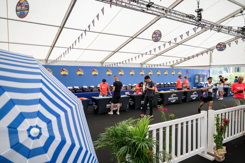 Sfeerfoto van het WK 70.3 Ironman in Nice (foto: 3athlon.be/David Pintens)