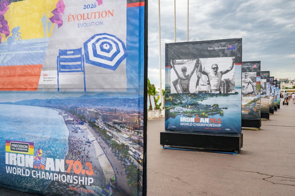 Sfeerfoto van het WK 70.3 Ironman in Nice (foto: 3athlon.be/David Pintens)