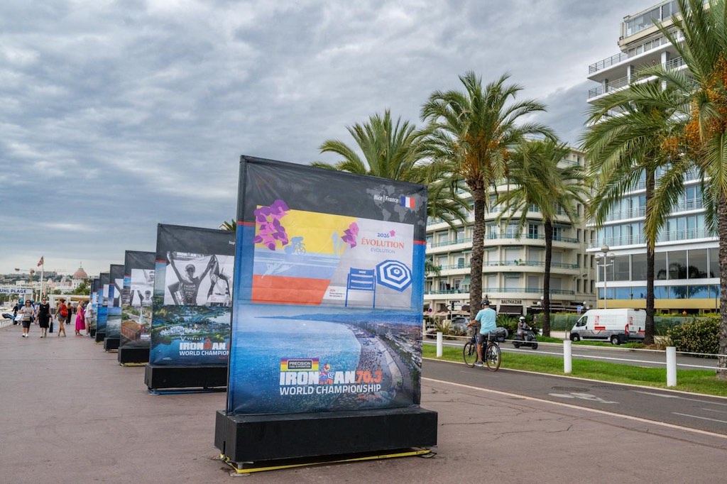 Sfeerfoto van het WK 70.3 Ironman in Nice (foto: 3athlon.be/David Pintens)