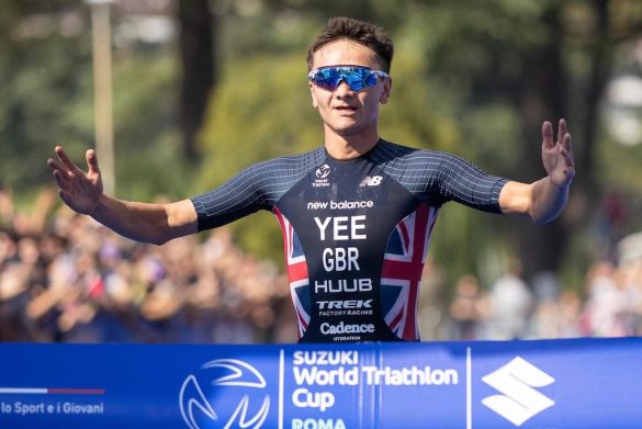 Alex Yee wint de World Cup triatlon in Rome (foto; World Triathlon)