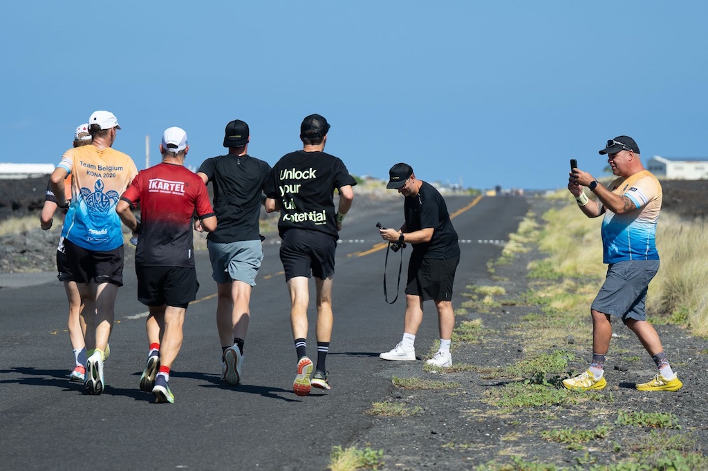 Belgian Run in Energ Lab bij de Ironman Hawaii (foto: 3athlon.be/Jim De Sitter)