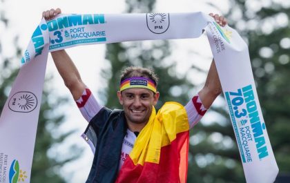 Jelle Geens wint 70.3 Ironman Port Macquarie (foto: Ironman)