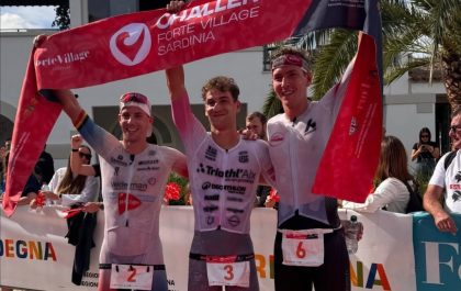 Joran Driesen tweede in Challenge Forte Village (foto: screenshot 3athlon.be)