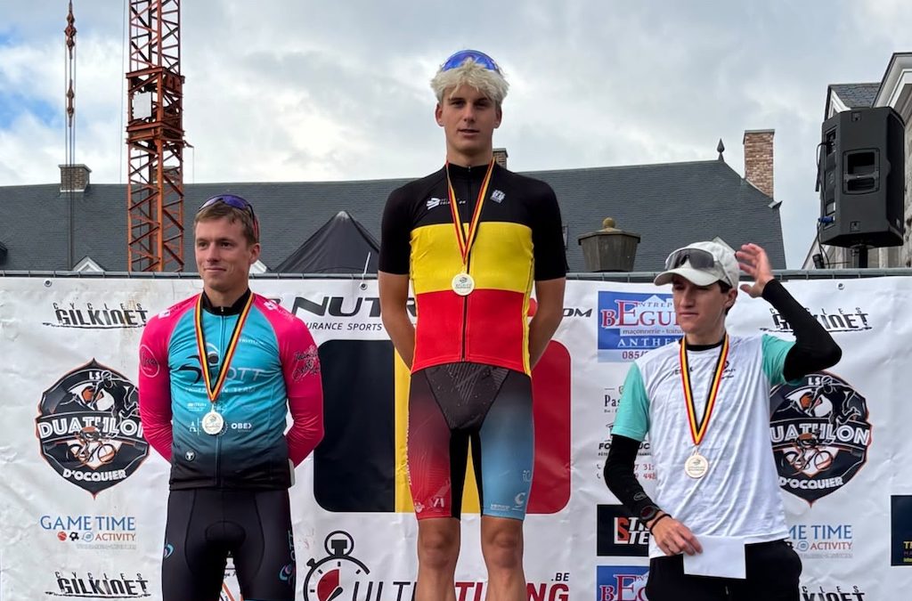 Mats Decoene en Jeanne Dupont pakken titels op BK sprintduatlon in Ocquier