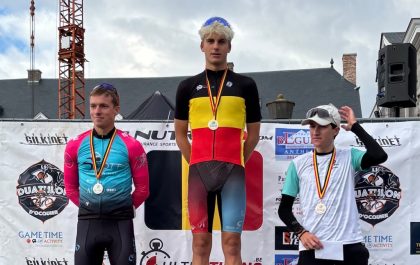 Mats Decoene Belgisch kampioen sprintduatlon (foto; Rhune Vansteenkiste RR)