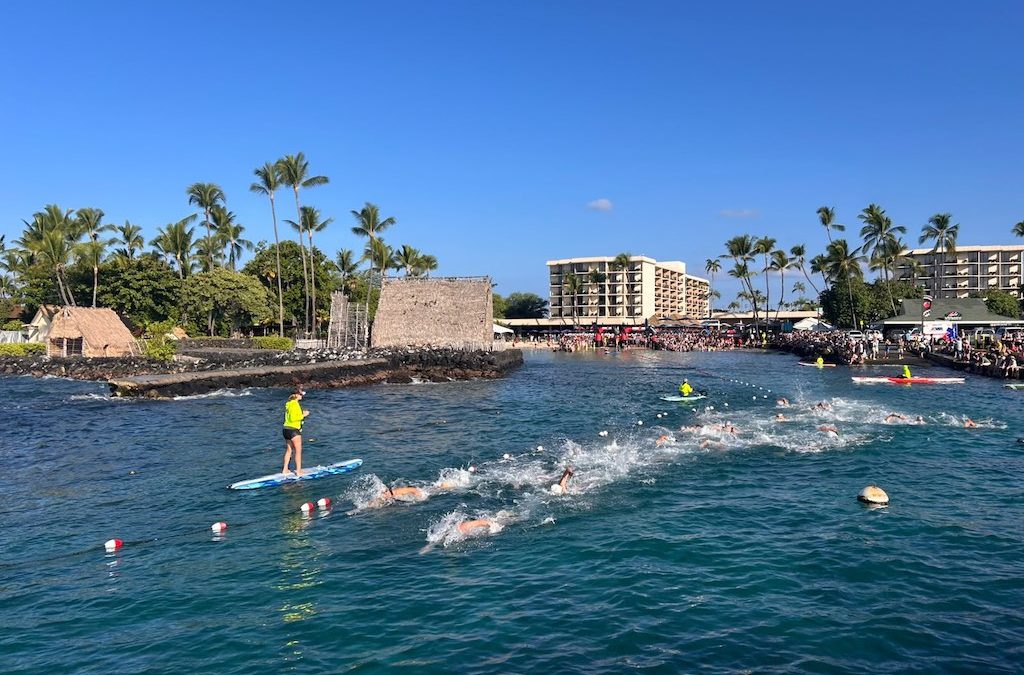 Marten Van Riel opent WK Ironman week in Hawaii met derde plaats in Ho’Ala Swim