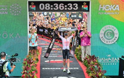 Taylor Knibb wint het WK Ironman Hawaii (foto; 3athlon.be/Jim De Sitter)