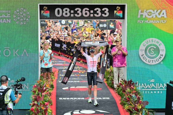 Taylor Knibb wint het WK Ironman Hawaii (foto; 3athlon.be/Jim De Sitter)