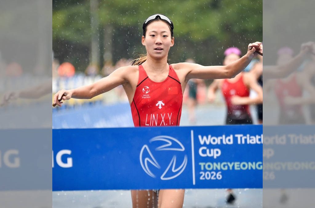 Opnieuw winst voor Xinyu Lin, Katrien Maes 23ste in World Cup Tongyeong triatlon