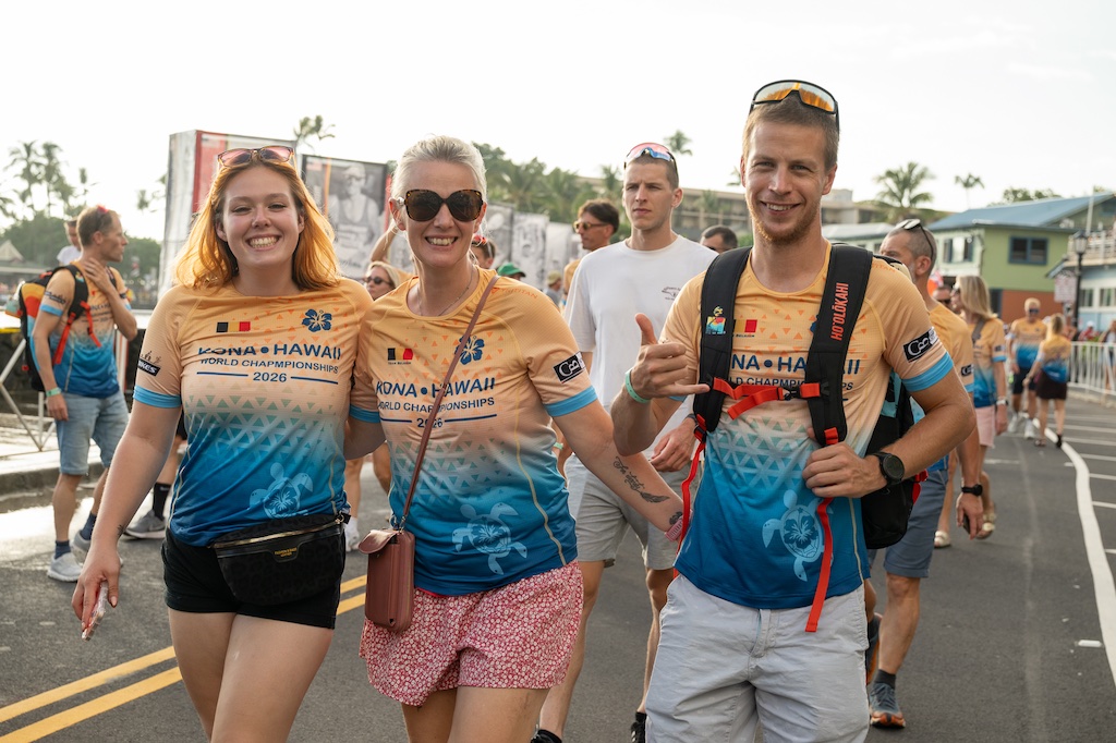 Team Belgium Nations Parade Hawaii 2026 (foto: 3athlon.be/Jim De Sitter)