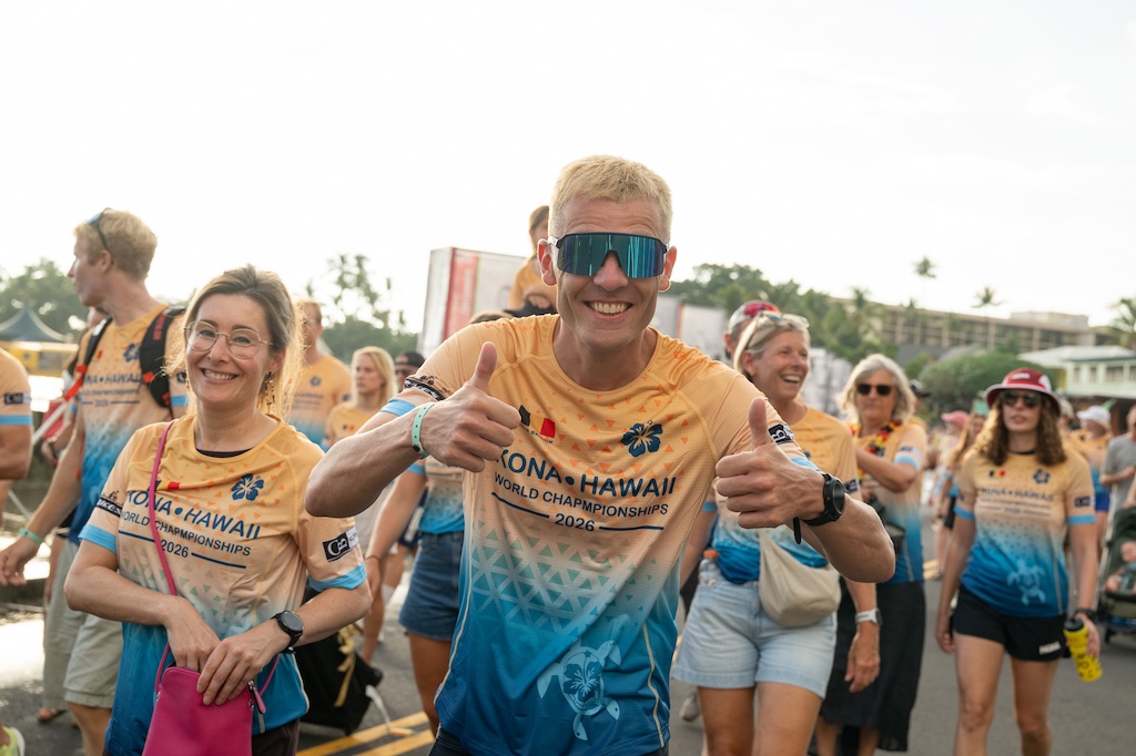 Team Belgium Nations Parade Hawaii 2026 (foto: 3athlon.be/Jim De Sitter)