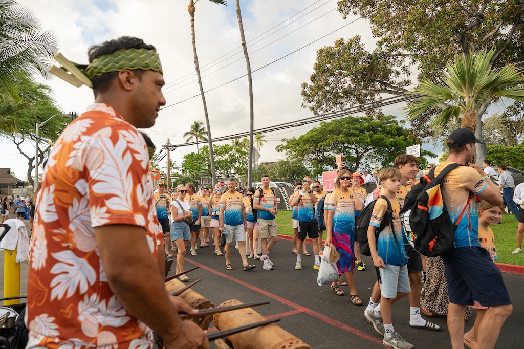 Team Belgium Nations Parade Hawaii 2026 (foto: 3athlon.be/Jim De Sitter)