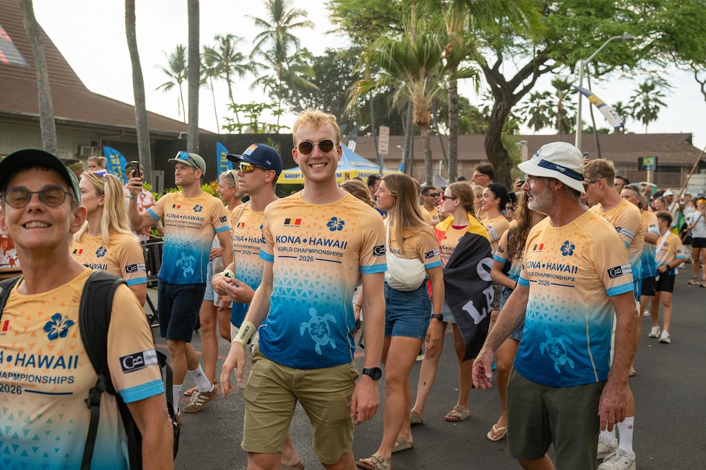 Team Belgium Nations Parade Hawaii 2026 (foto: 3athlon.be/Jim De Sitter)
